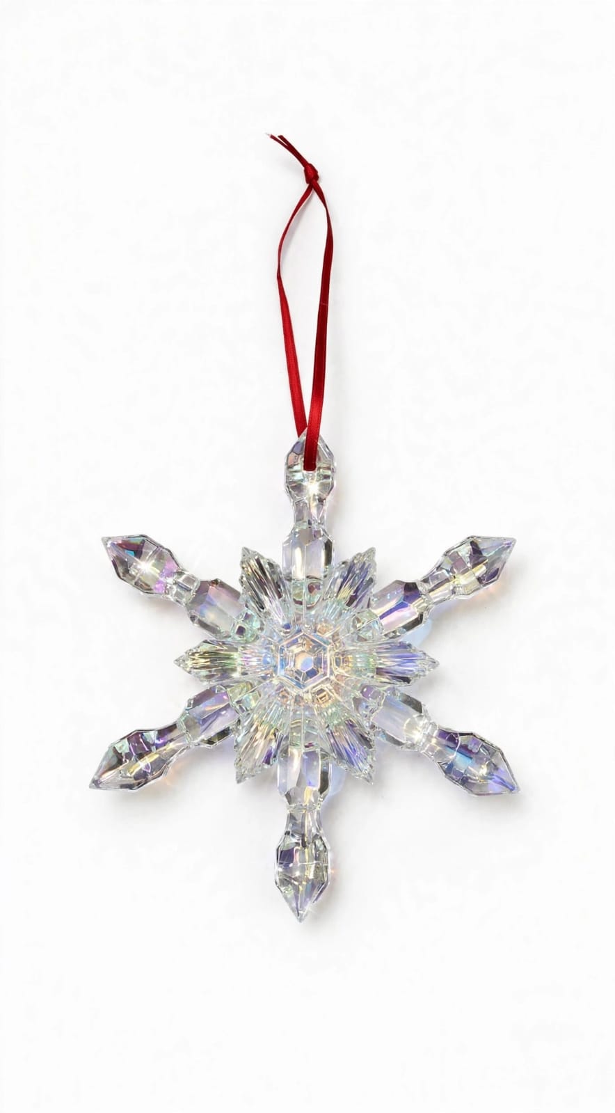 Noel Snowflake Neige Irise