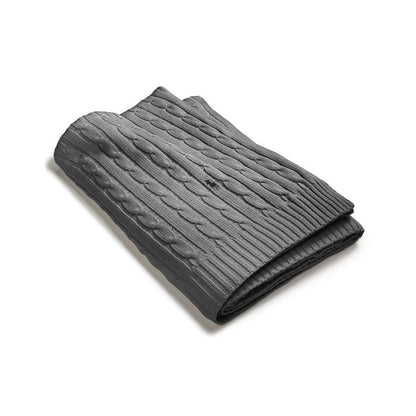 Cable Charcoa Throw 127/177