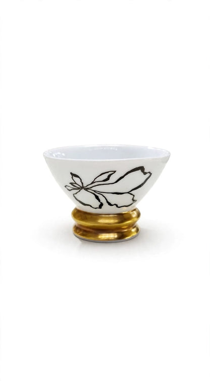 Or Noir Sake Bowl