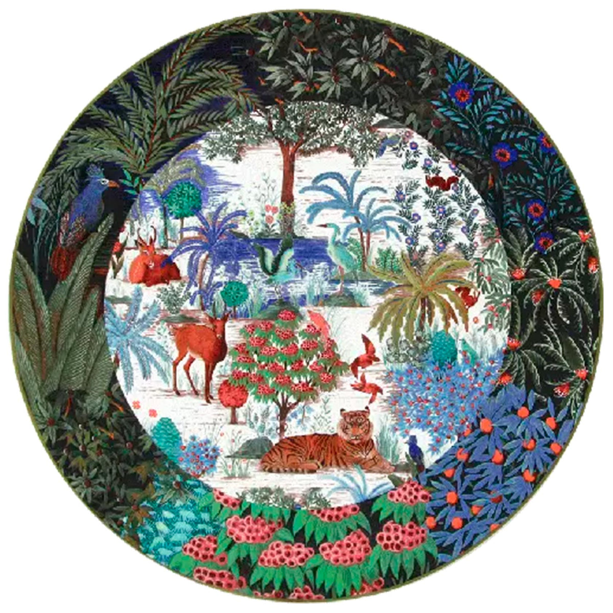 Jardin Du Palais Cake Platter by Gien