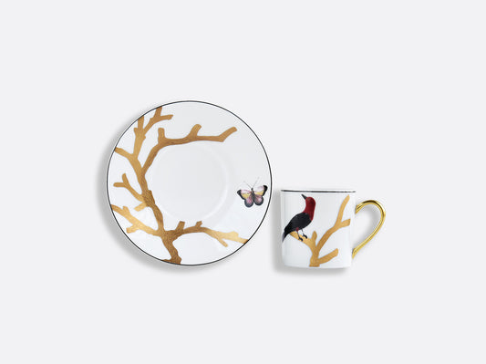 Aux Coffee Cup and Saucer
