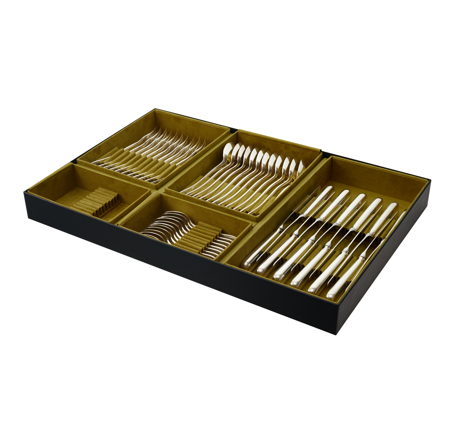 Osiris 48-Piece Stainless Steel Flatware Set with Free Storage Box