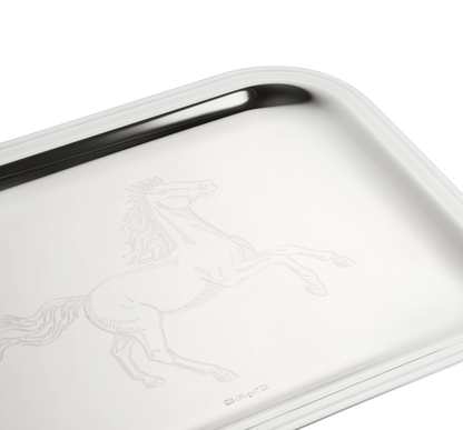 Albi Tray Horse Engraving