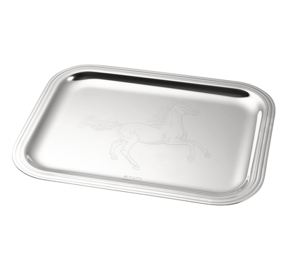 Albi Tray Horse Engraving