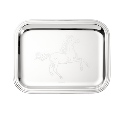 Albi Tray Horse Engraving