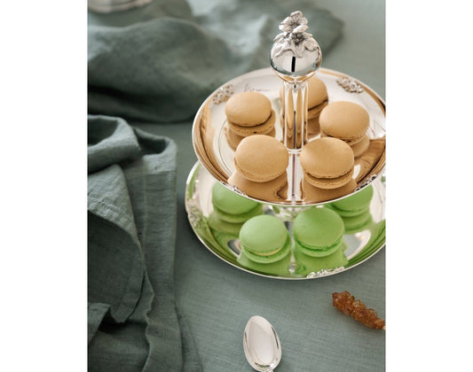 Inglese Two-level pastry stand