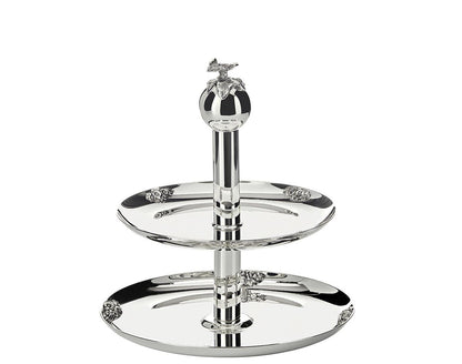 Inglese Two-level pastry stand