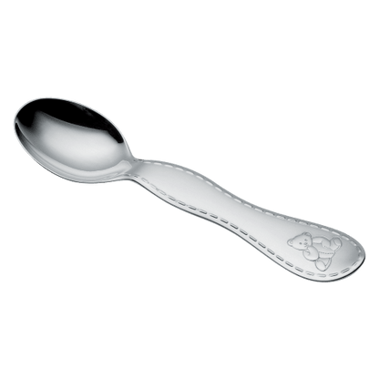 Charlie Bear silver-plated baby spoon