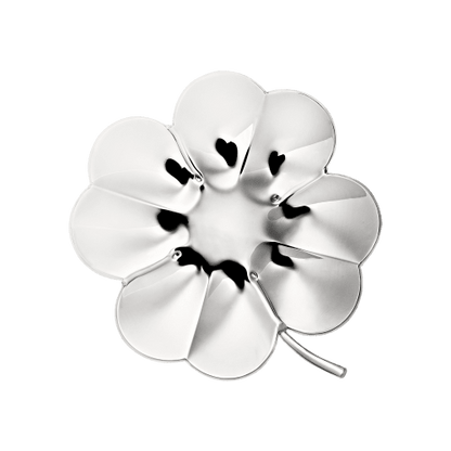 Lucky 4-leaf clover bowl silver-plated