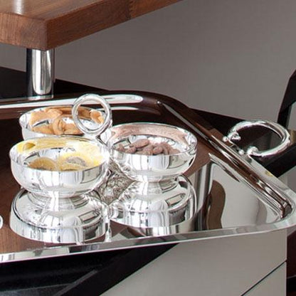 Vertigo արծաթապատ եռամաս սպասարկիչ մեծ