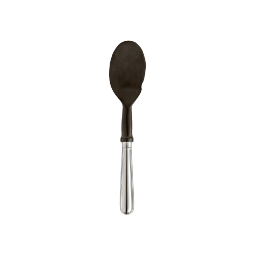 Albi silver-plated & horn caviar server