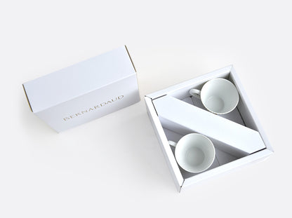 Les Bouquets De Fleurs 2 թեյի բաժակների և ափսեների հավաքածու