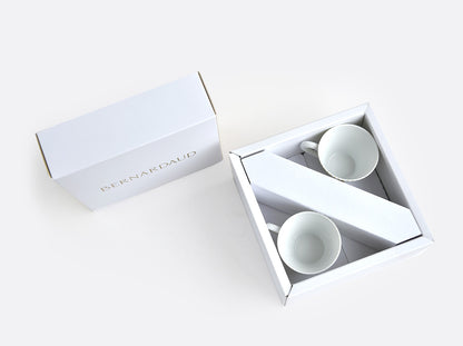 Les Bouquets De Fleurs 2 թեյի բաժակների և ափսեների հավաքածու