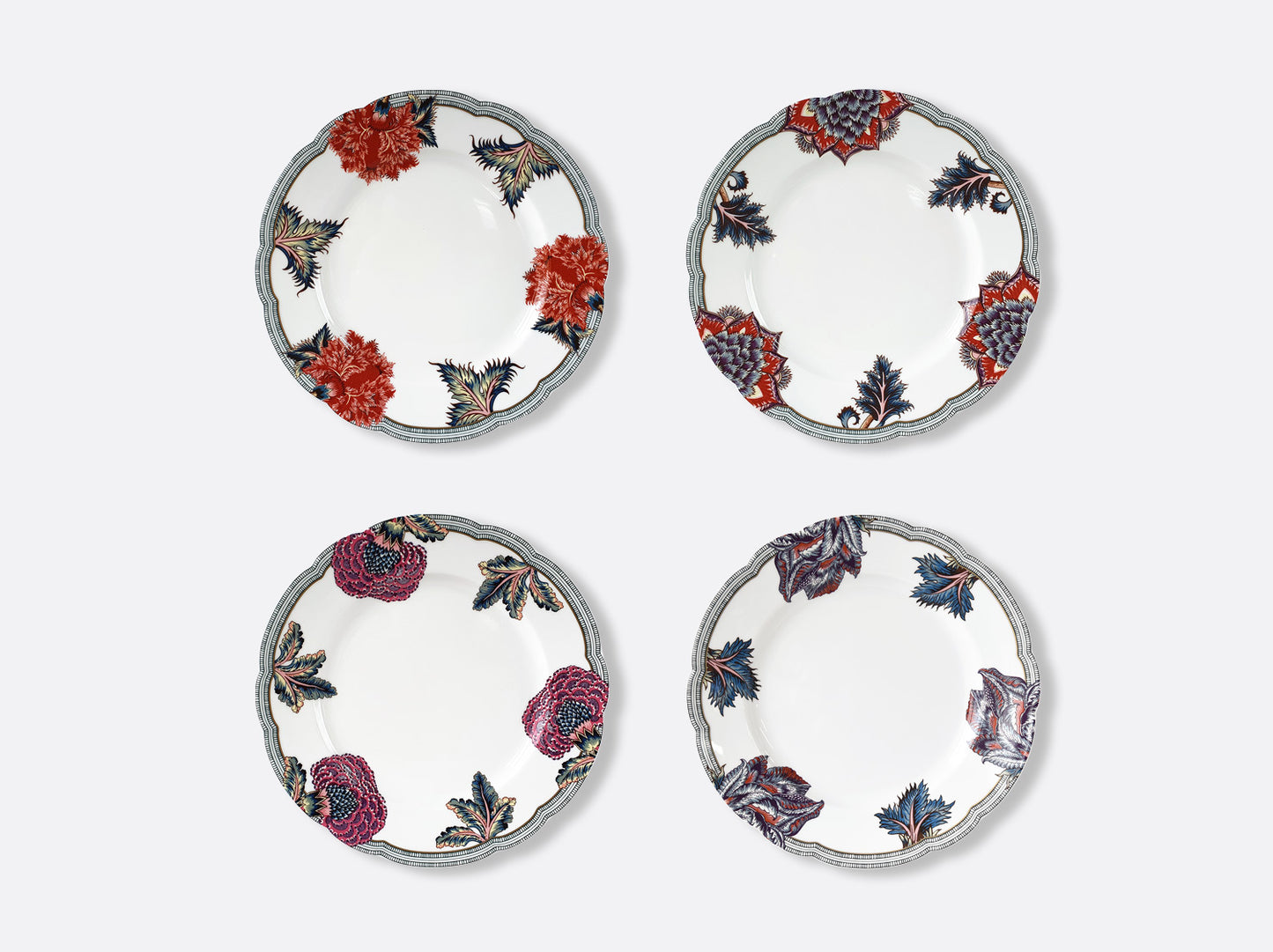 Braqueni Set of 4 Dinner Plate