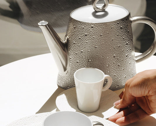 Ecume Platine Presentation Plate