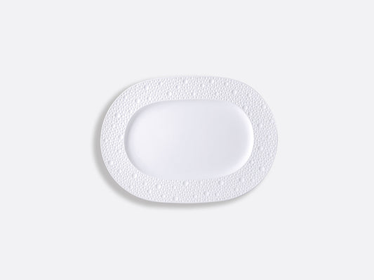 ECUME WHITE MATTE RIM RELISH DISH ,