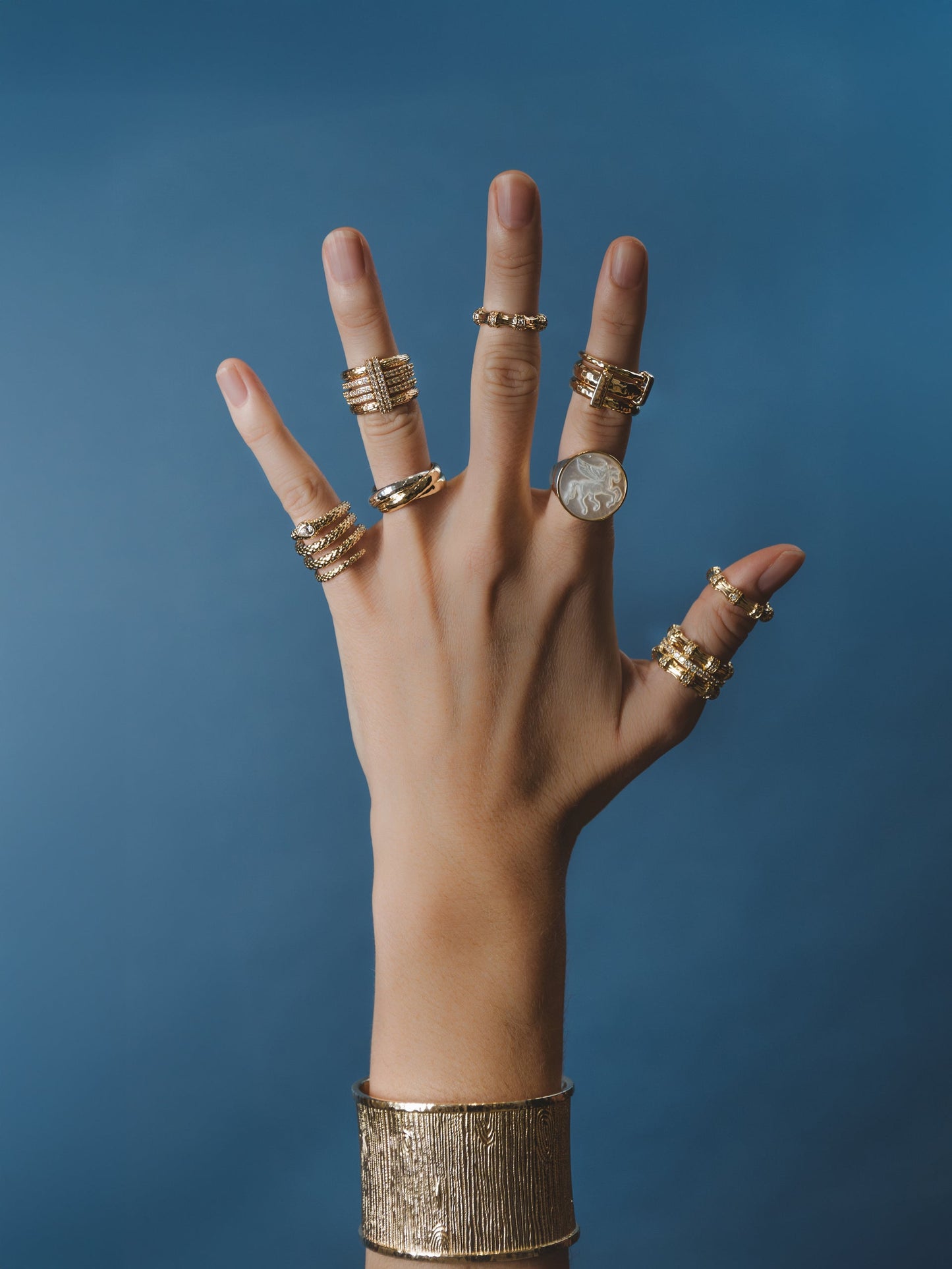 Farrier Triple Connected Ring