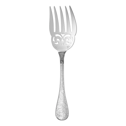 Jardin d'Eden fish serving fork silver plated