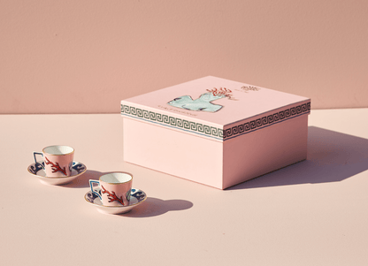 IL Viaggio Di Nettuno Set of 2 Coffee Cups And Saucers