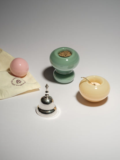 Bon Bon The Pair Salt and Pepper Storage Or as Two Egg Cups.