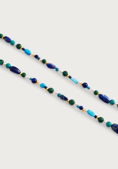 Milos Beaded Necklace, Cool