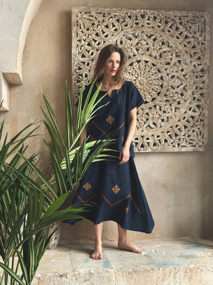 SANAHIN SET IN DARK BLUE