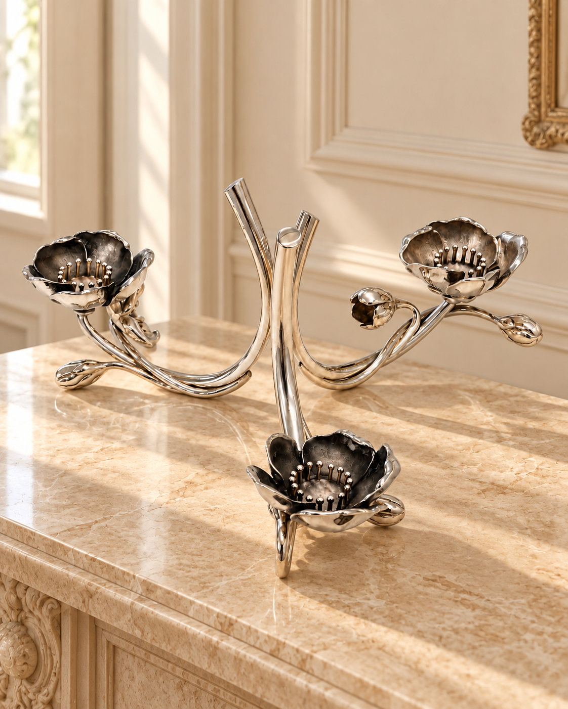 Anemone 3-Light Candelabra