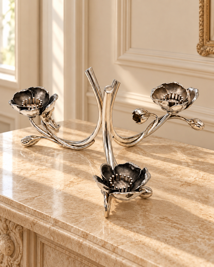 Anemone 3-Light Candelabra