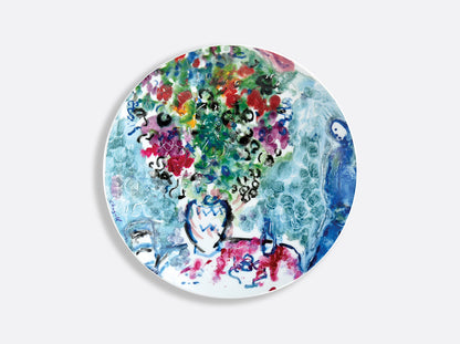 Les Bouquets De Fleurs De Marc Chagall Set of 4 Dessert Plates