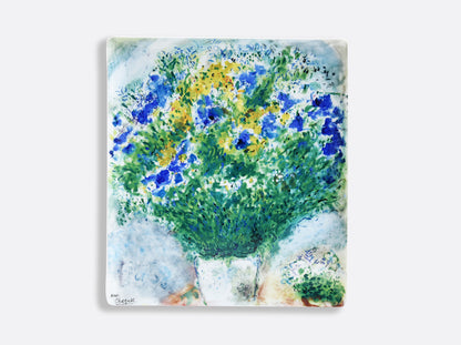 Les Bouquets De Fleurs De Marc Chagall Rectangular Tray