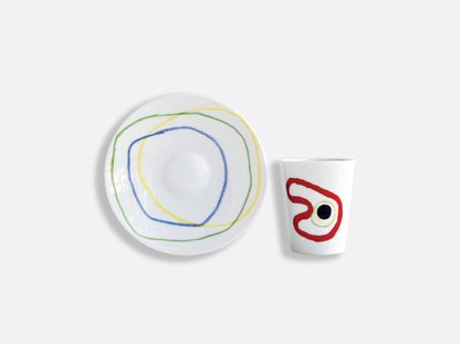 Ջոան Միրո՝ 2 սուրճի բաժակներից և ափսեներից բաղկացած հավաքածու