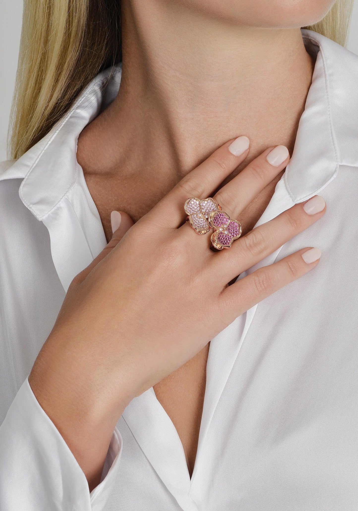 Orchid Double Pink Ring