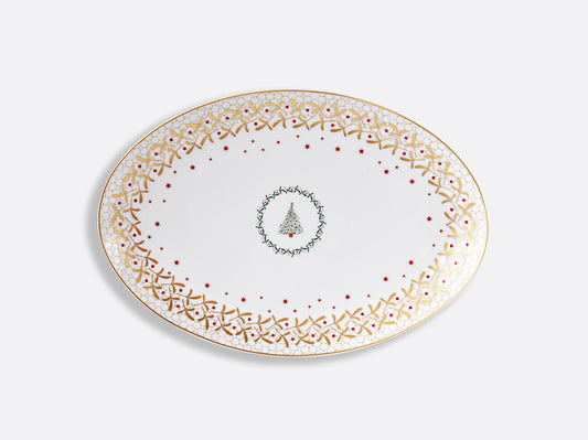 Noel Christmas Oval Platter