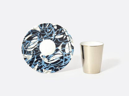 Nuit Des Esprits Mehdi Qotbi 2 էսպրեսսոյի գավաթների և ափսեների հավաքածու