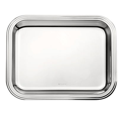 Albi Medium Silver-Plated Rectangular Tray