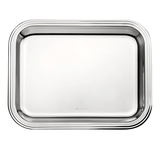 Albi Medium Silver-Plated Rectangular Tray