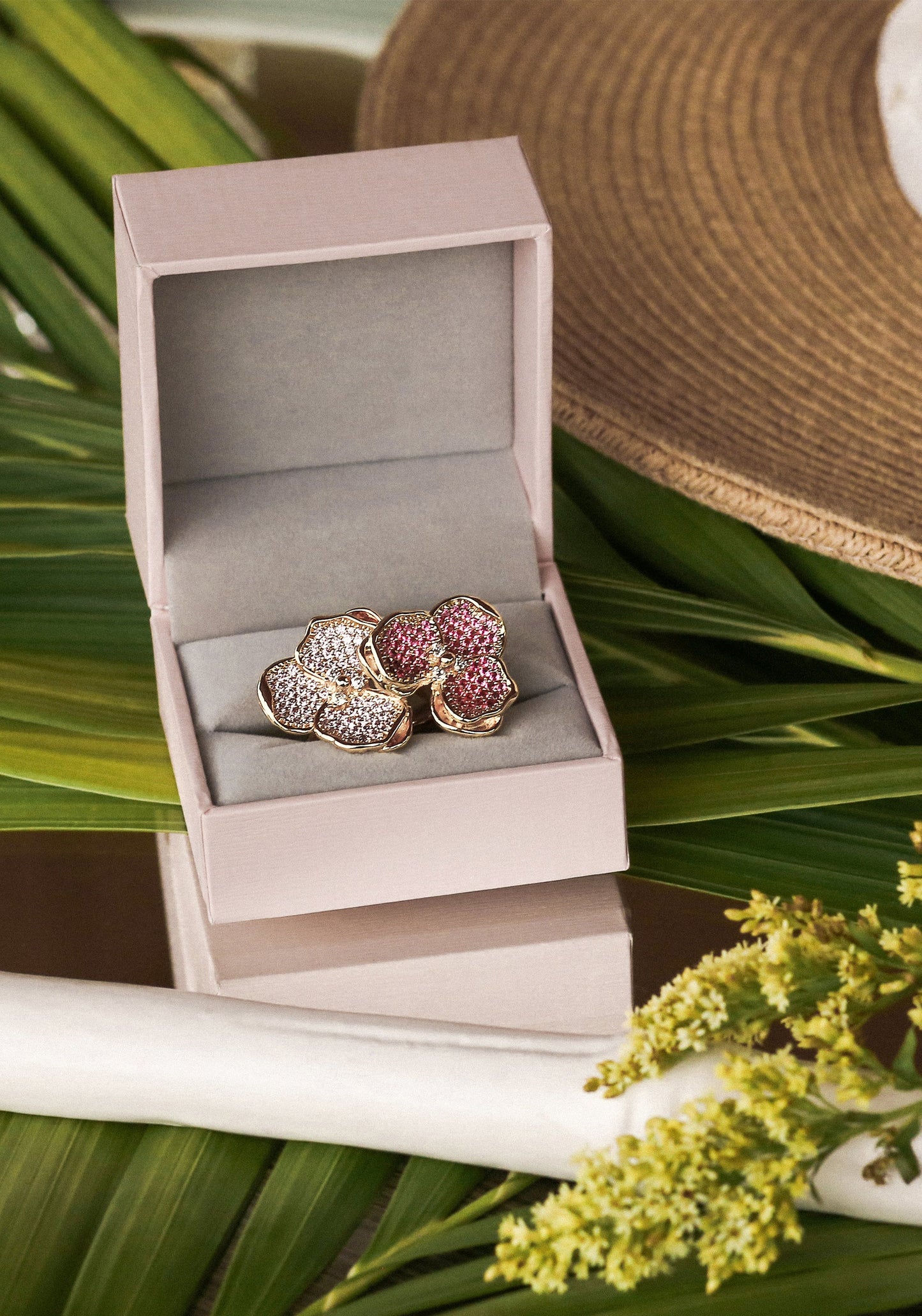 Orchid Double Pink Ring