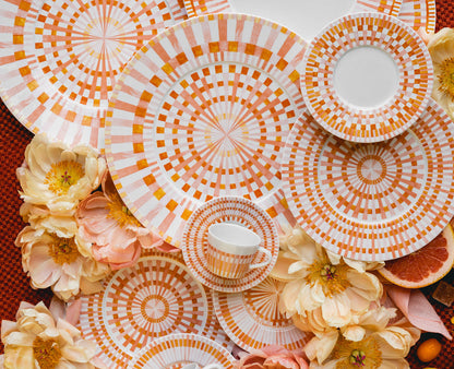 Terra Rosa սուրճի բաժակների և ափսեների հավաքածու՝ 2 հատ