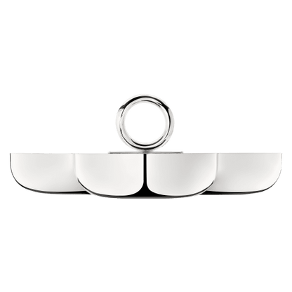 Vertigo արծաթապատ եռամաս սպասարկիչ մեծ