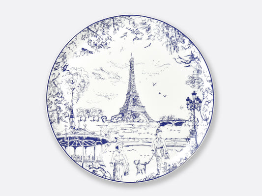 Tout Paris Bleu Nuit Round Tart Platter