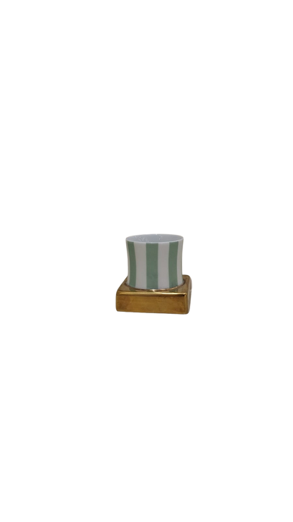 Galerie Royale Green Mustard Pot