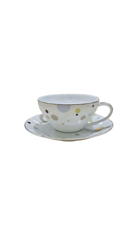 Celeste Tea Cup And Saucer