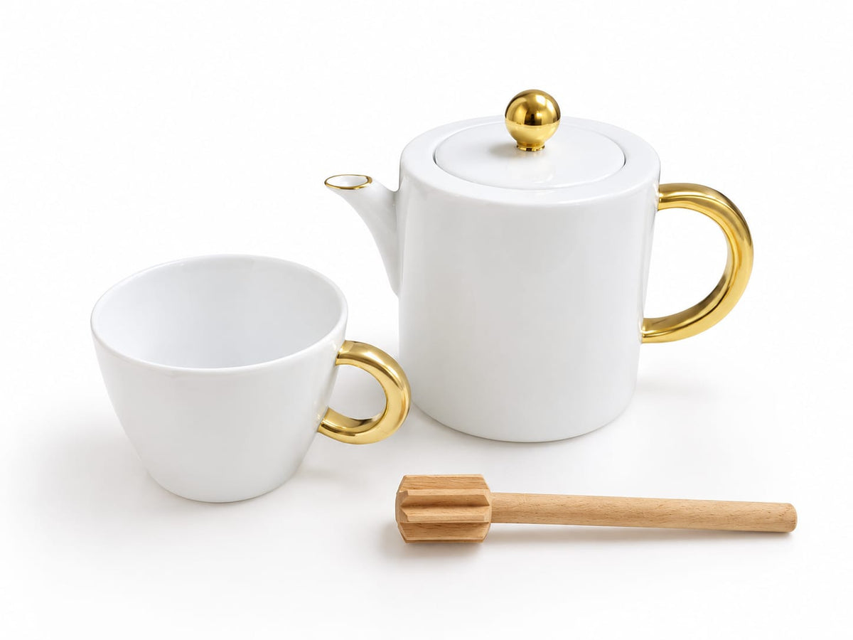 Opus Set Of Tea Pot And Cup