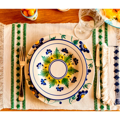 Camelia Blue Dinner Plate