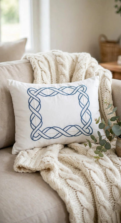 Etoile Blue Pillow Case