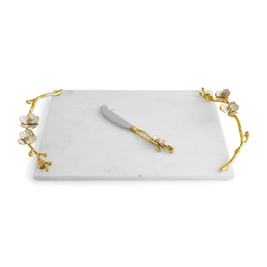 Orchid Cheese Board with Knife /Large