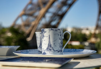 Tout Paris Bleu Nuit Round Tart Platter