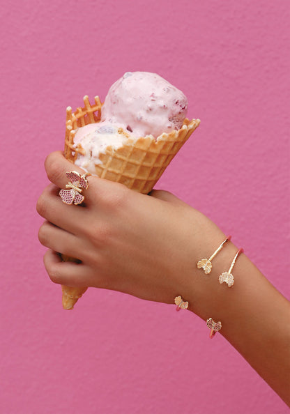 Butterfly Pink Bangle