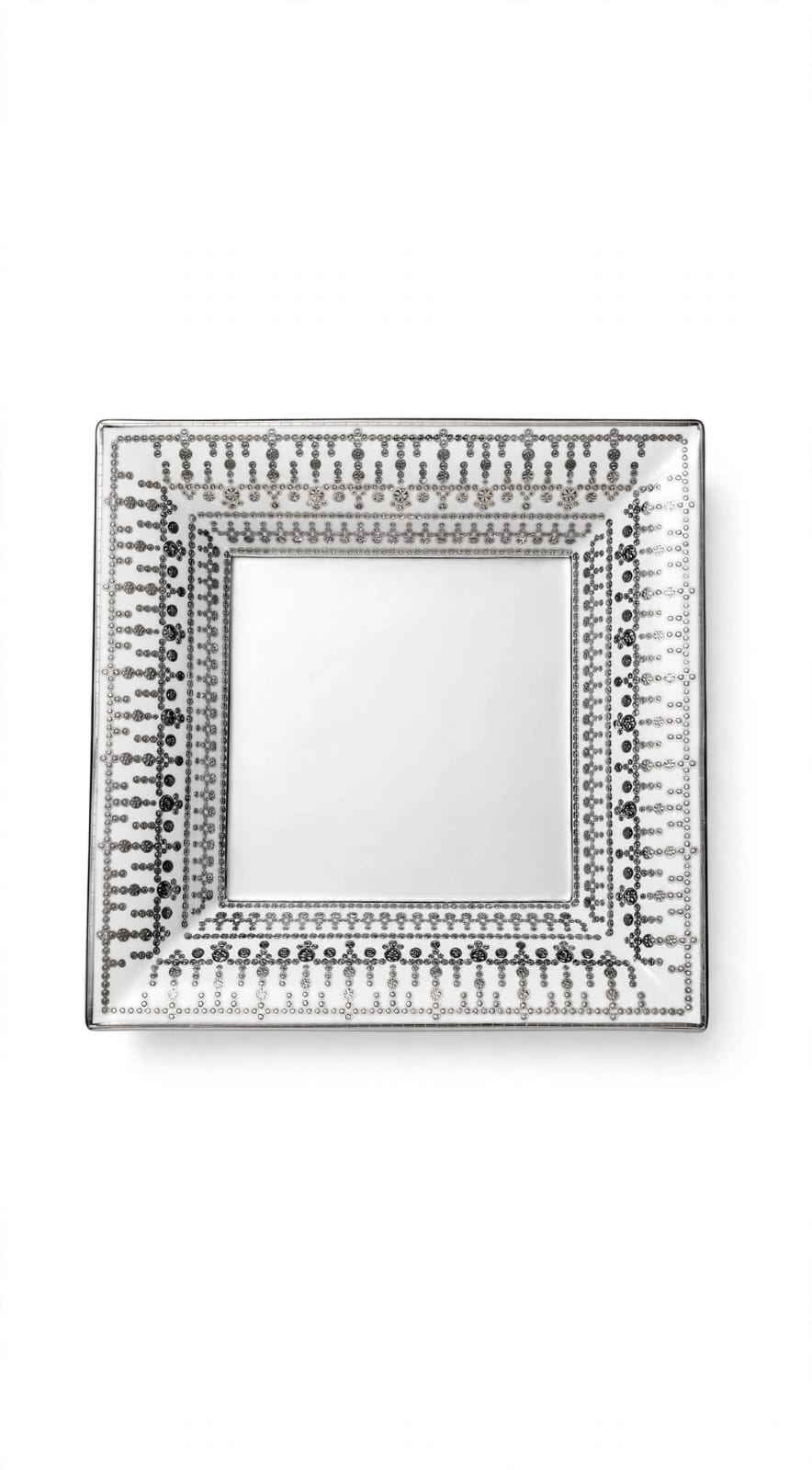 Tiara Blanc/Platine Large Tray