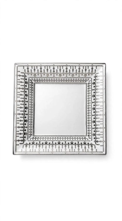 Tiara Blanc/Platine Large Tray
